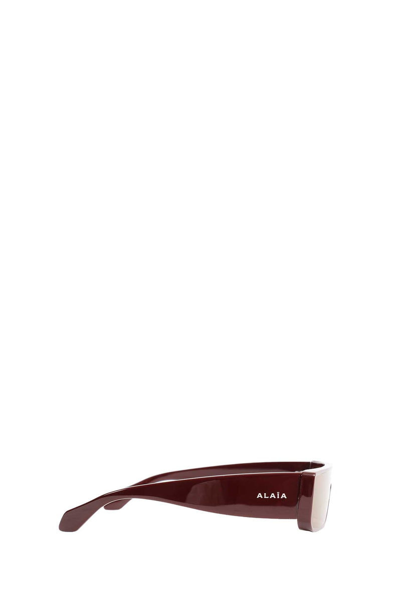 ALAIA Rectangular Mask Sunglasses woman
