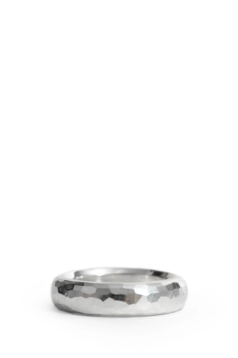 WERKSTATT MUNCHEN 4 Combination Hammered Ring unisex