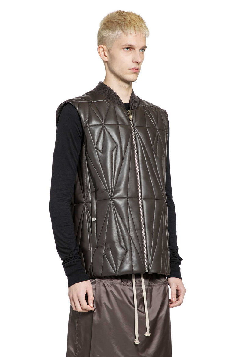 RICK OWENS Moncler x Rick Owens Geocamo Flight Vest man