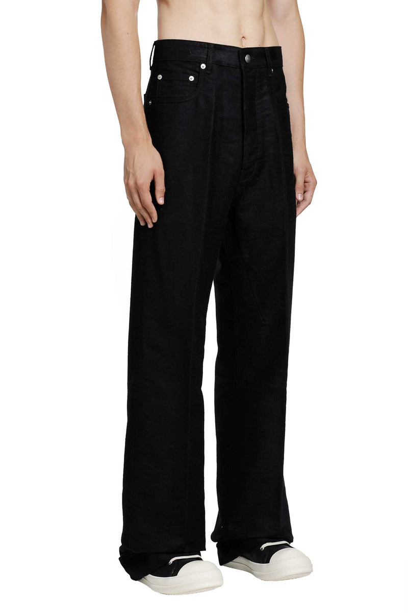 RICK OWENS Tower Geth Jeans in Ramie Moleskin man