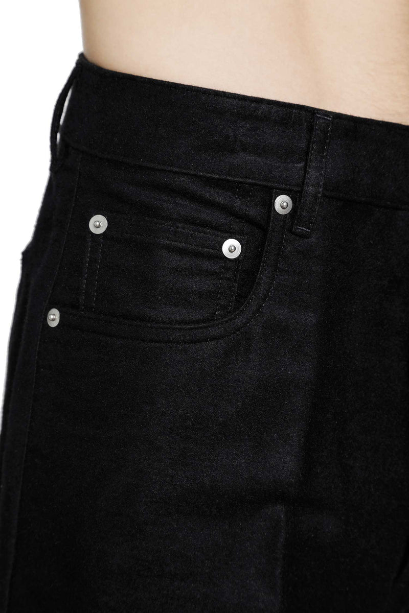 RICK OWENS Tower Geth Jeans in Ramie Moleskin man